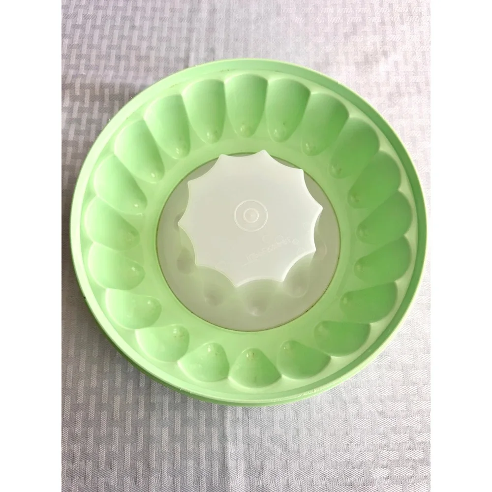 Vintage Tupperware Jel-Ring Mold Rubbermaid 2-Tier‎ Turntable Corning Ware Set